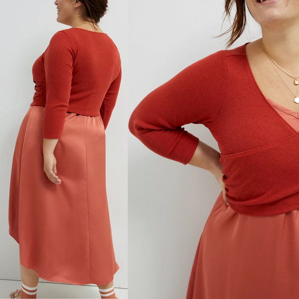 Anthropologie Mollie Sweater and Slip Dress Set - Picture 5 of 16
